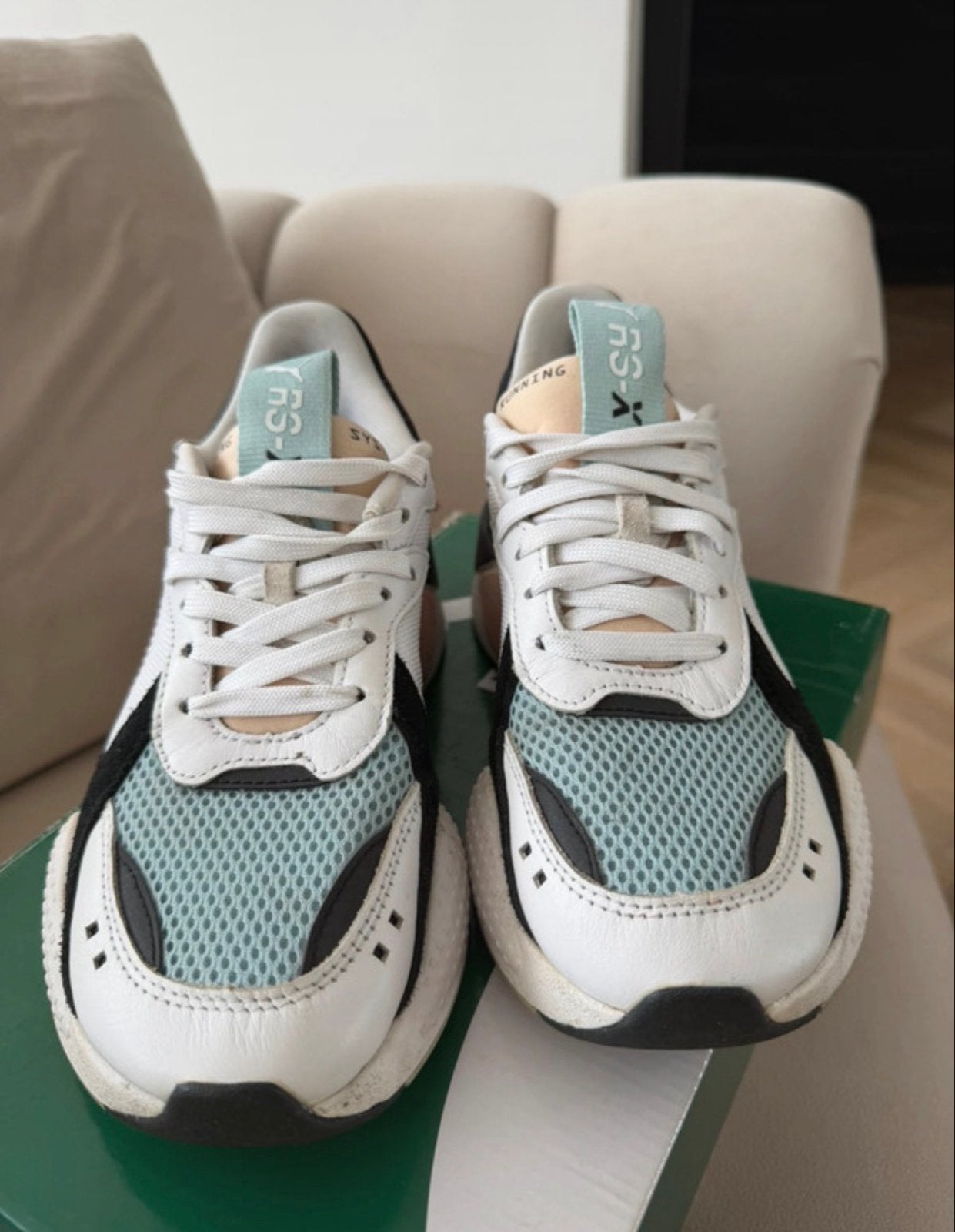 Puma RS-X Reinvention Sneakers - Maat 36, Ophalen of Verzenden, Zo goed als nieuw, Wit, Sneakers of Gympen