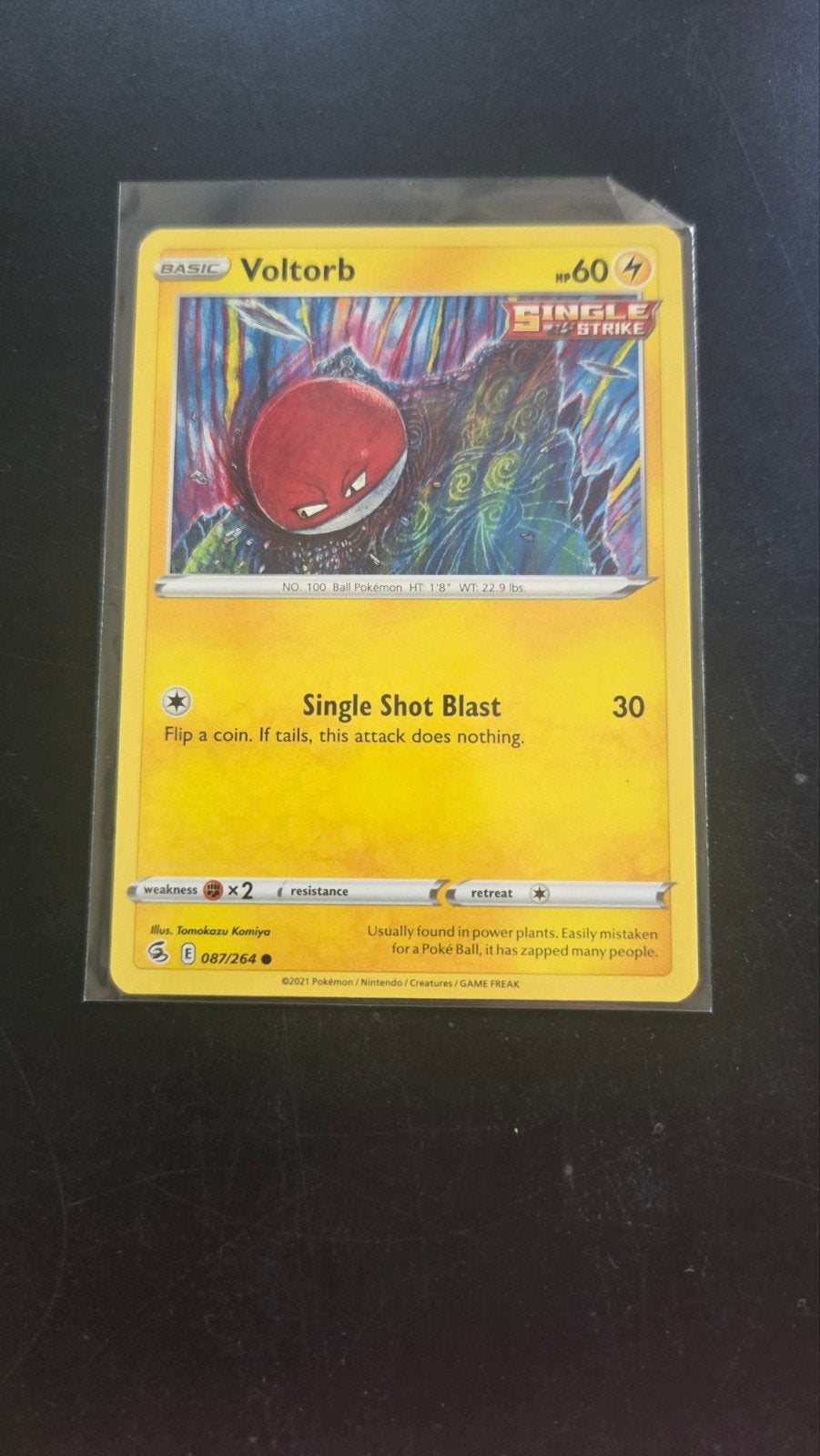 Voltorb 087/264 - Fusion Strike Pokémon Kaart, Verzenden, Zo goed als nieuw, Losse kaart