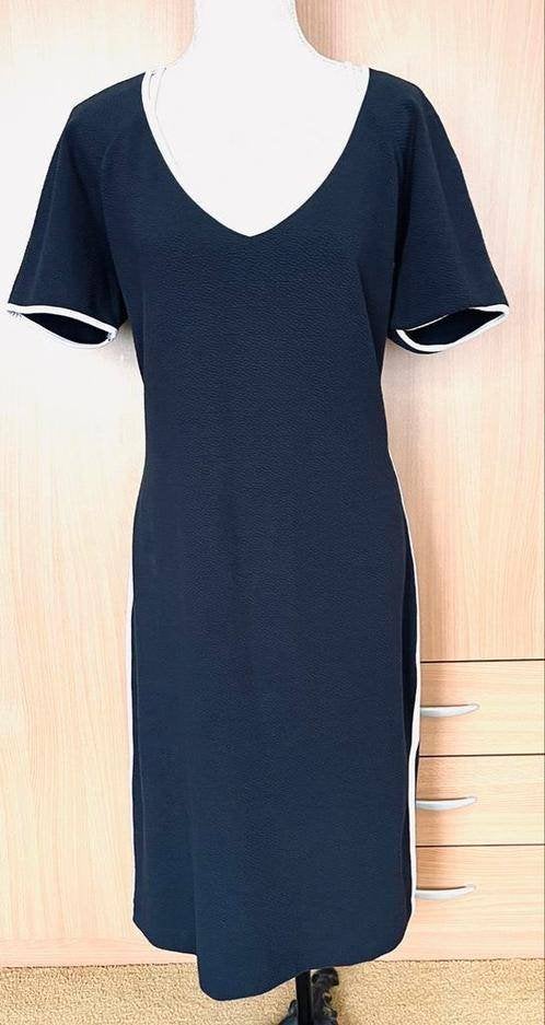 Claudia Sträter jurk maat 46 [DMv], Blauw, Maat 46/48 (XL) of groter, Ophalen of Verzenden, Zo goed als nieuw
