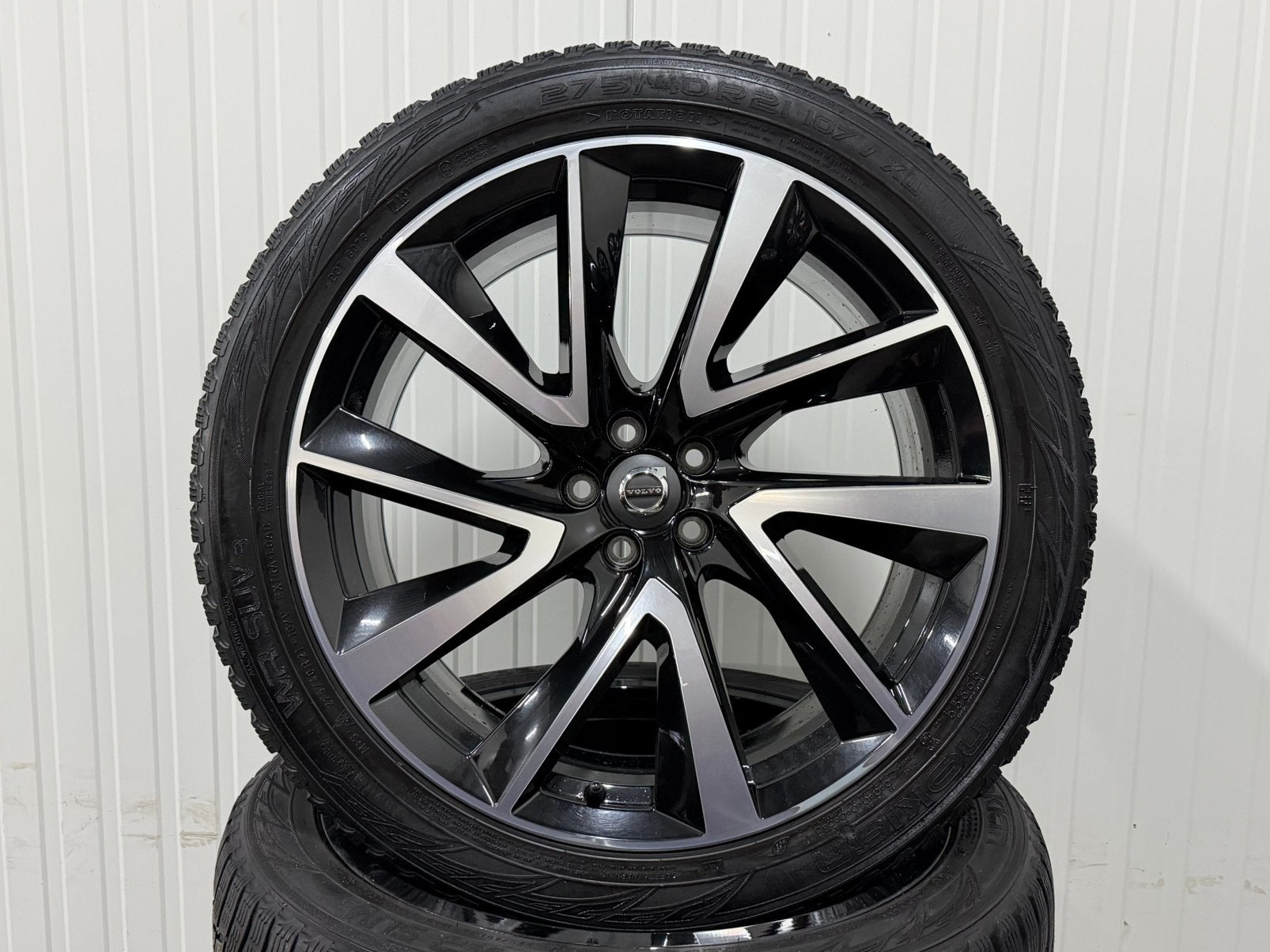 21” INCH VOLVO XC90 XC60 Winterset Origineel 2-Tone R-Design, Ophalen of Verzenden, 21 inch, Winterbanden, Banden en Velgen