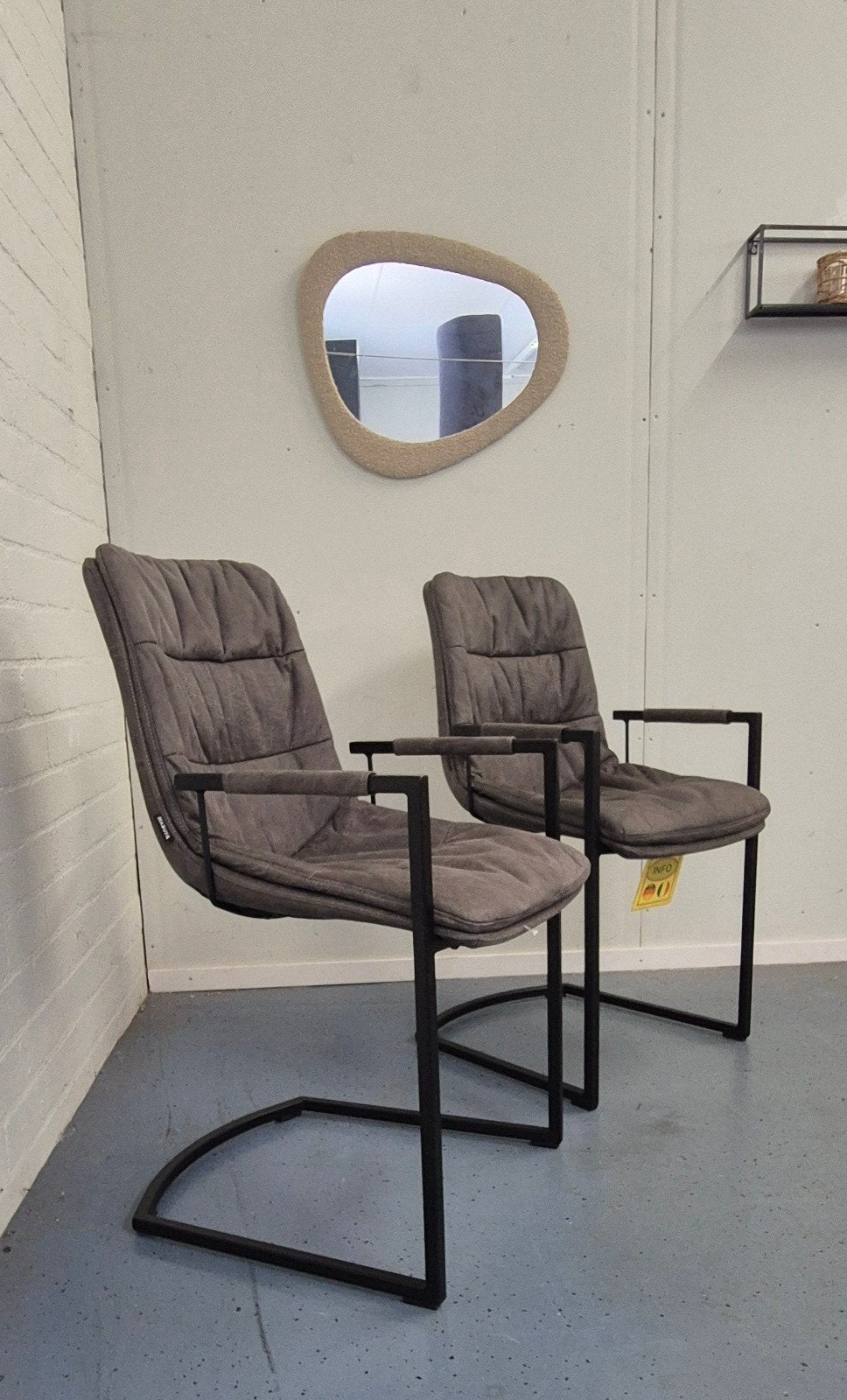 NIEUWE EETKAMERSTOELEN SET VAN 2 || DIRECT LEVERBAAR, Ophalen, Twee, ., Stof
