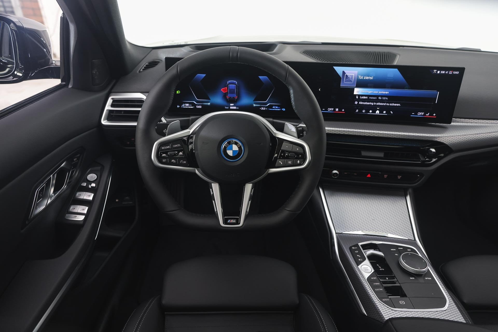 BMW 3 Serie Touring 330e M Sport Automaat / Trekhaak / Panor, Auto's, Automaat, Achterwielaandrijving, Zwart, 4 cilinders