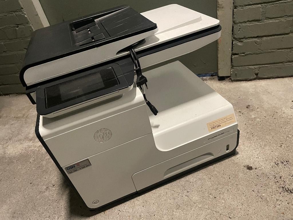 HP PageWide Pro MFP 477dw, Computers en Software, Printers, Gebruikt, All-in-one, Inkjetprinter, Faxen, Kopieren, Scannen, Zwart-en-wit printen