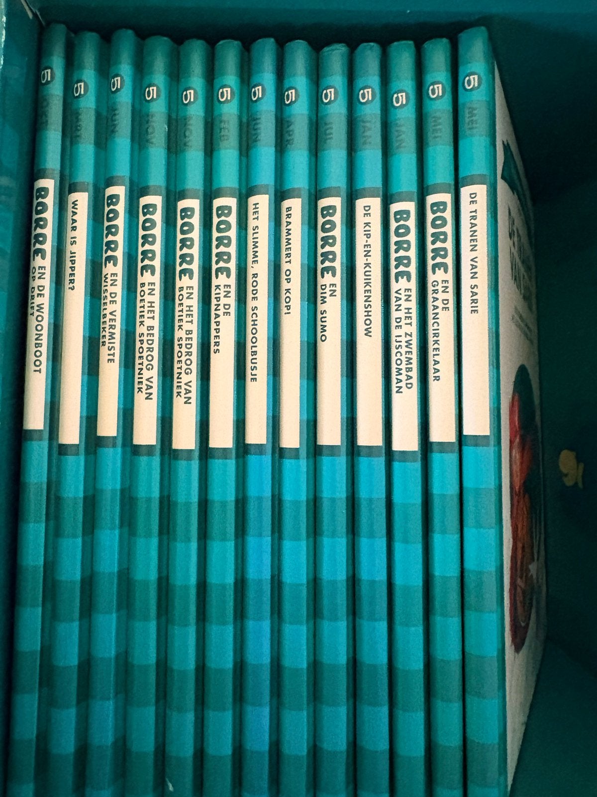 Borre leesclub boekjes groep 5 - Complete set, Ophalen, Zo goed als nieuw, Fictie algemeen