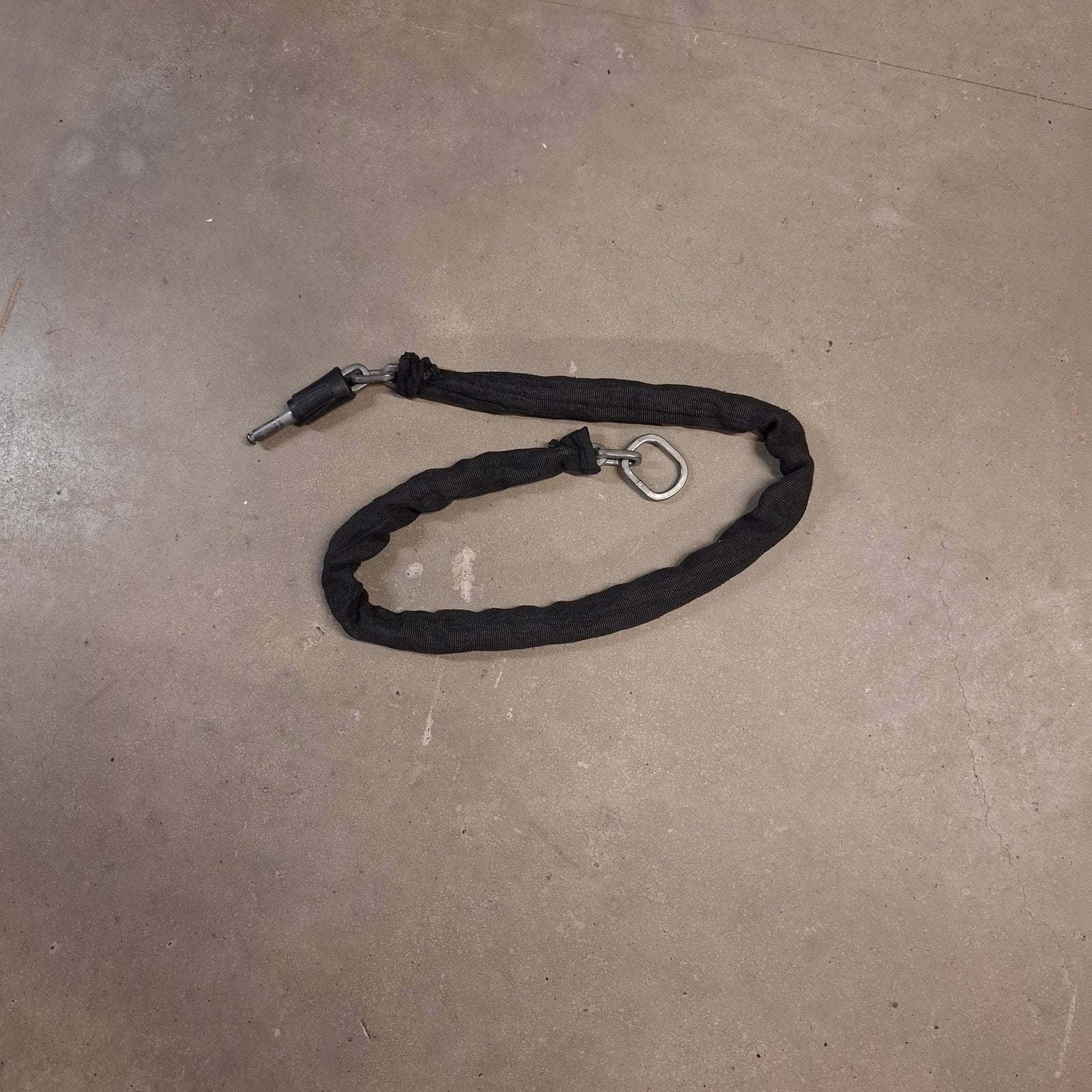 Insteekslot met ketting, Fietsen en Brommers, Fietsaccessoires | Fietssloten, Ophalen, Gebruikt, Insteekslot