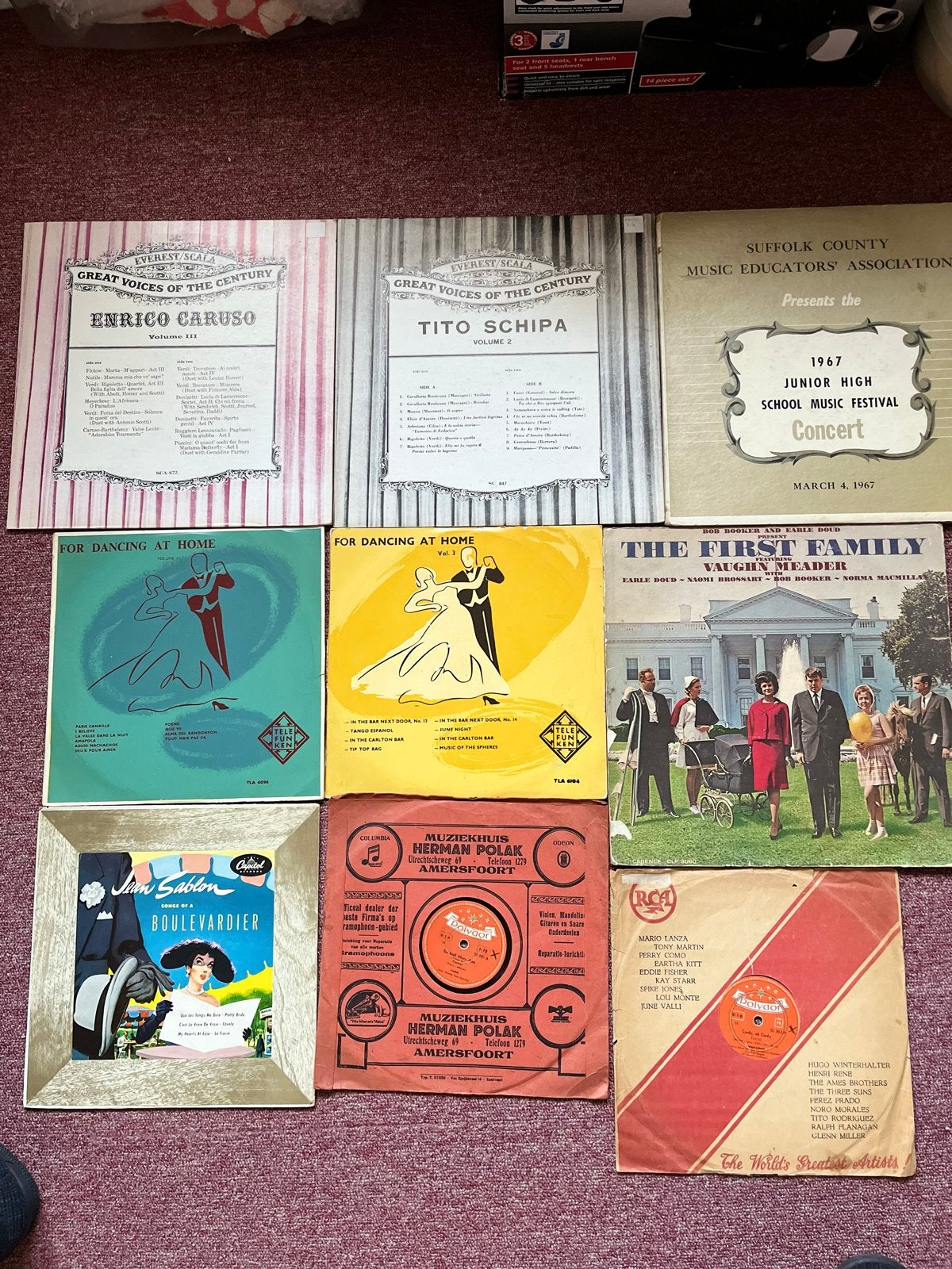 32 lp’s uit de jaren '50 - ook bakelieten Bieden svp, Ophalen of Verzenden, Gebruikt, 10 inch, LP