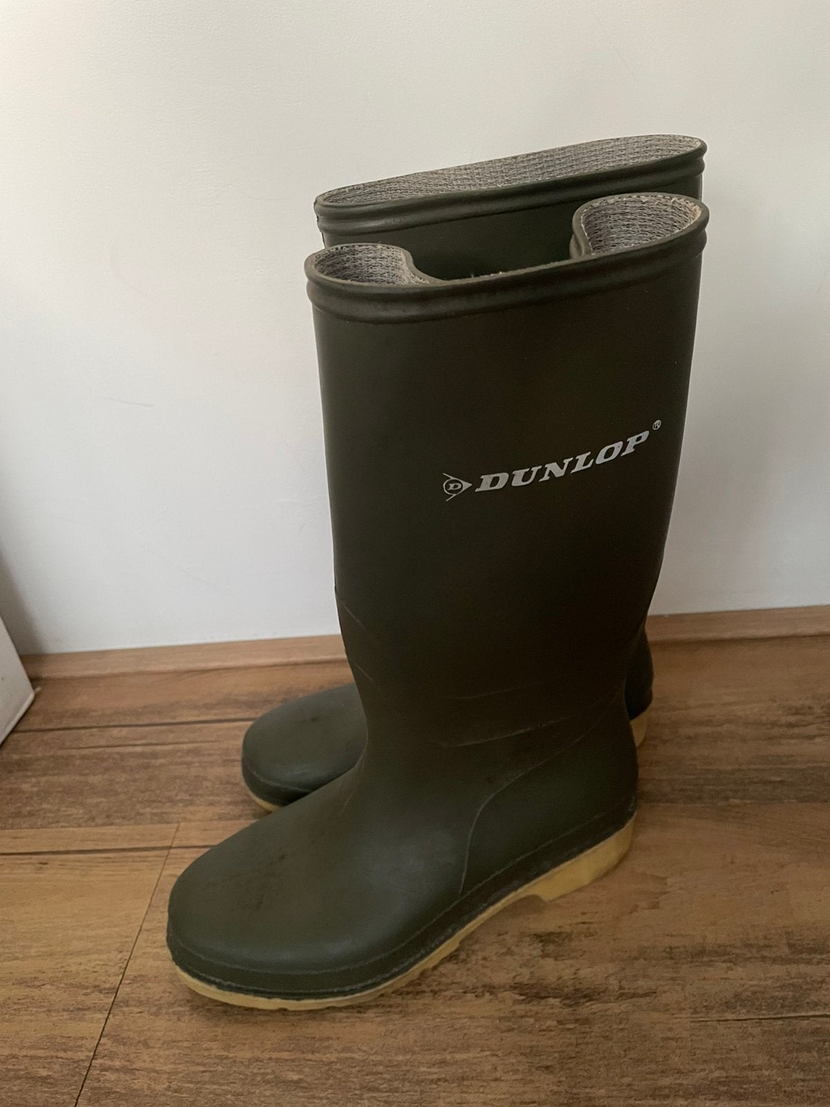 Dunlop laarzen maat 34 groen, Ophalen of Verzenden, Gebruikt, Laarzen