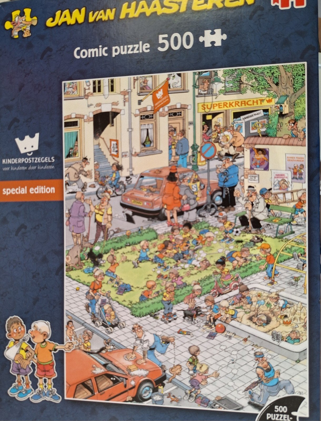 Jan van Haasteren Comic Puzzel 500+ Stukjes Special Edition, Ophalen, 500 t/m 1500 stukjes, Zo goed als nieuw