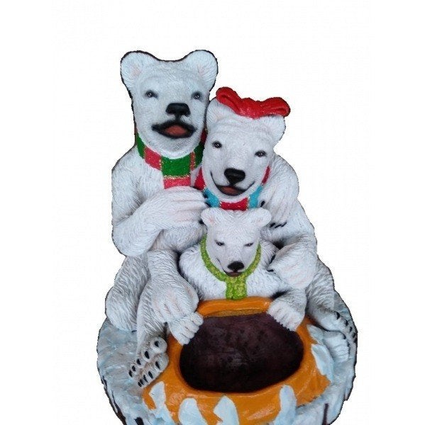 Bear Family Garbage Bin – Afvalbak Hoogte 118 cm