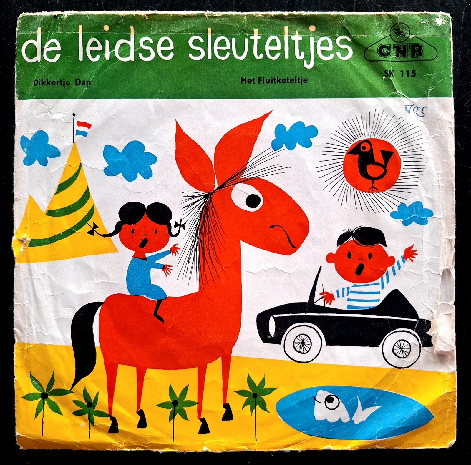 7"/SINGLE  LEIDSE SLEUTELTJES -Dikkertje Dap/Fluitketeltje, Cd's en Dvd's, Ophalen of Verzenden, Gebruikt, Pop