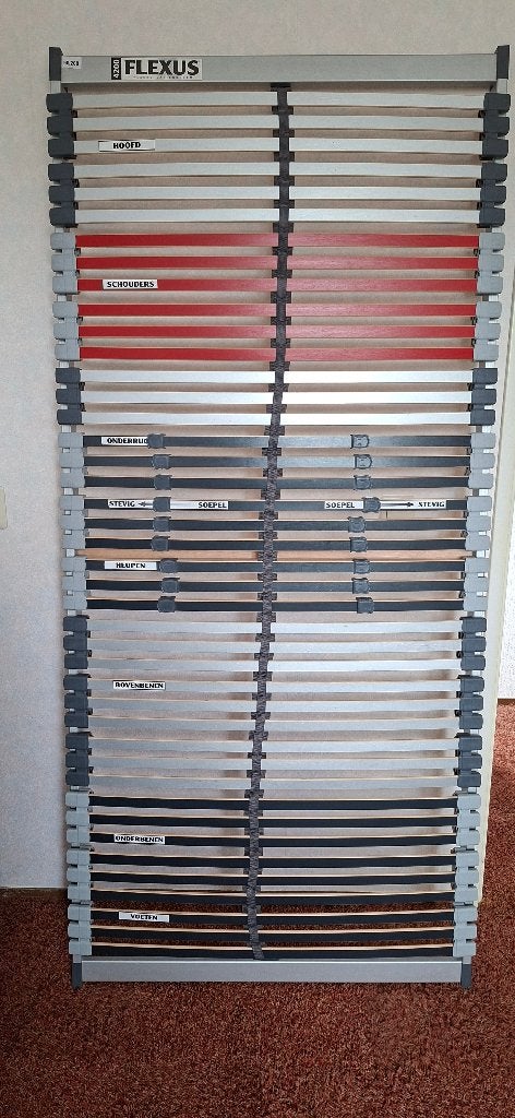 Lattenbodem, Ophalen, Gebruikt, 90 cm, Eenpersoons