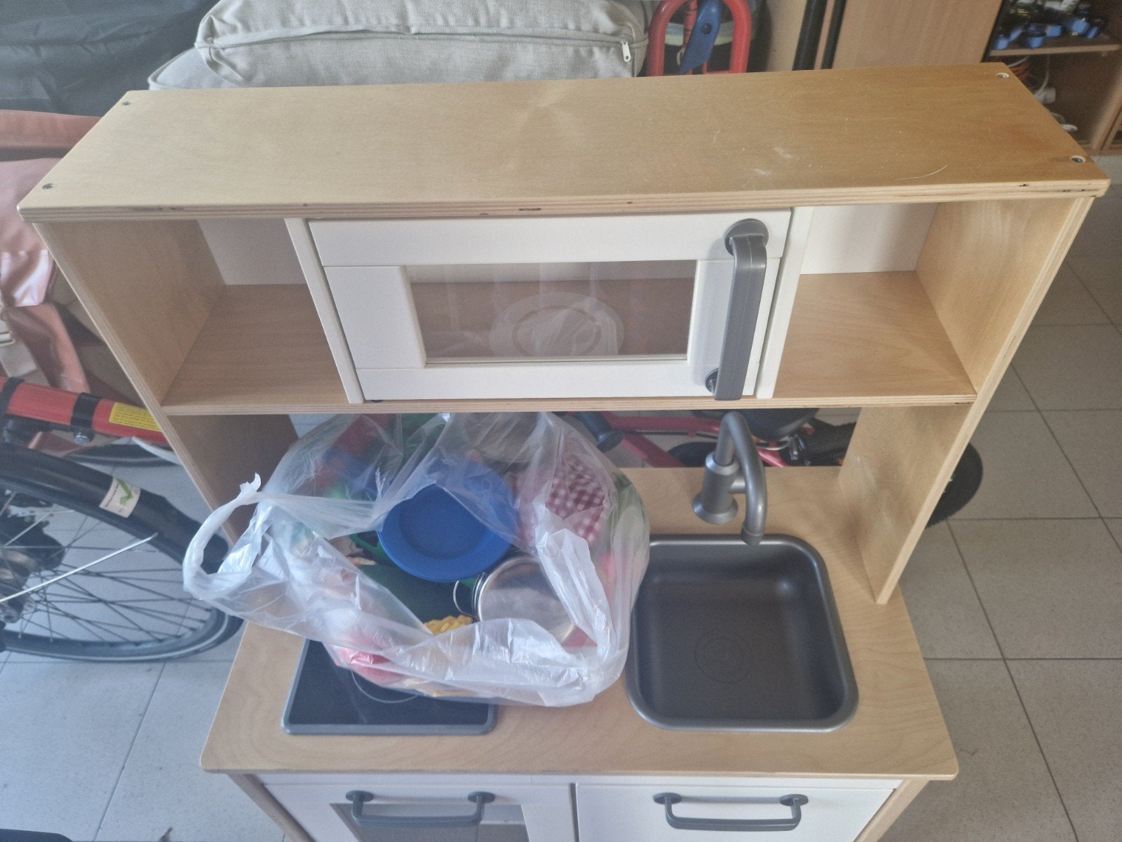 IKEA DUKTIG Speelkeuken met accessoires, Ophalen, Gebruikt, Ontdekken