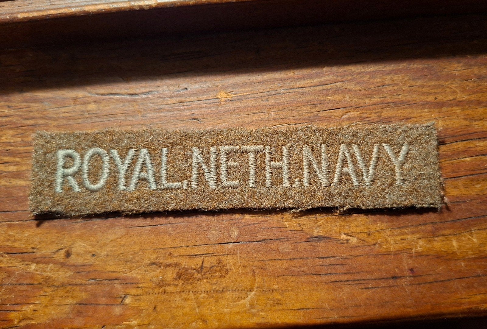 Engelse aanmaak Royal Netherlands Navy repro / mariniers, Verzamelen, Ophalen of Verzenden, Marine, Nederland, Embleem of Badge
