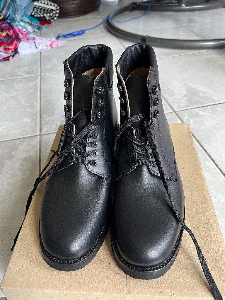 Paar Jodphur laarsjes van KMAR maat 280M. 44 zwart Nieuw, Verzenden, Zwart, Defensie, Boots