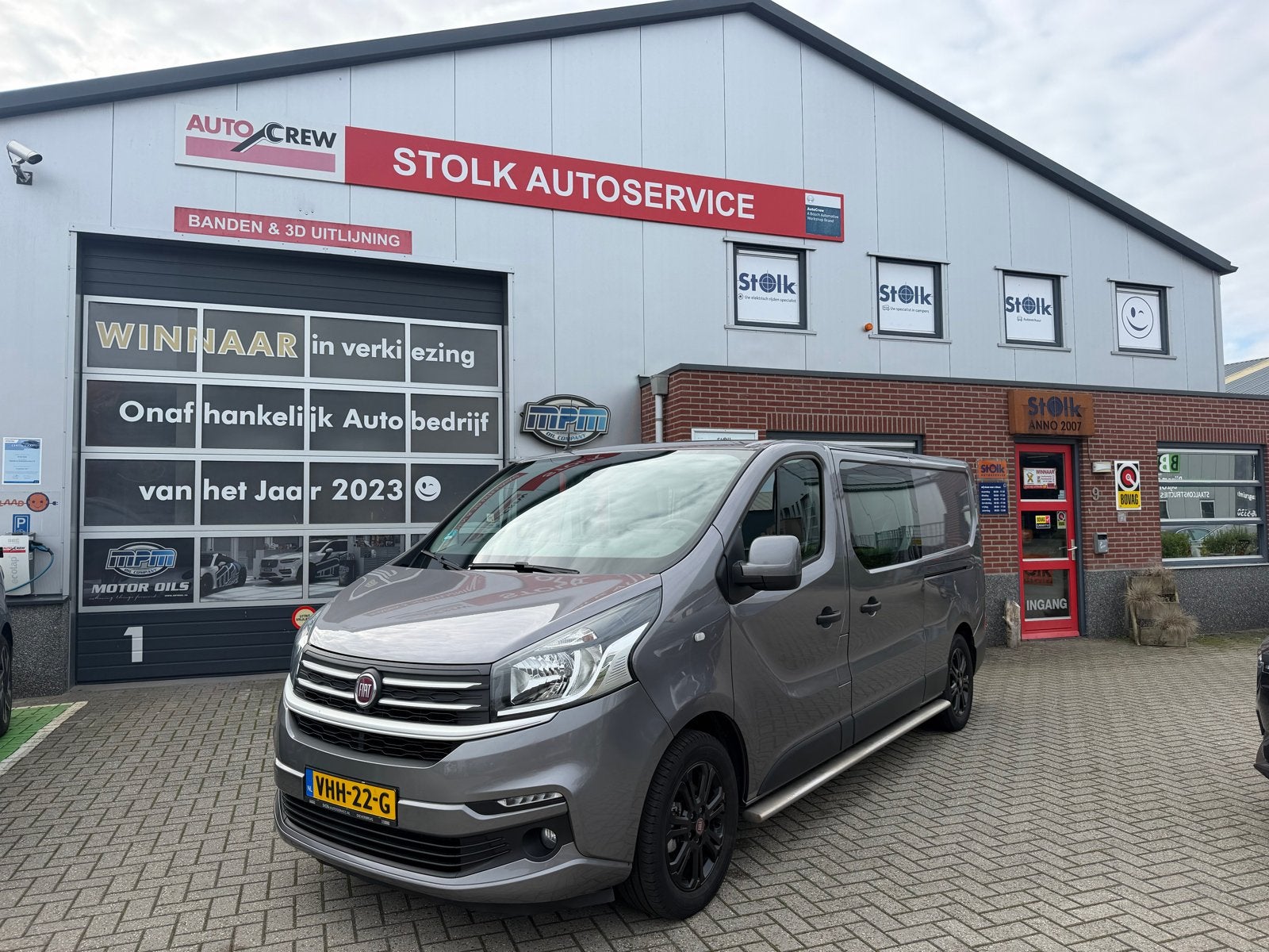 Fiat Talento 2.0D 2020 Grijs Euro6 dubb.cabine 2x schuifdeur, Voorwielaandrijving, 145 pk, Stof, Verwarmde buitenspiegels