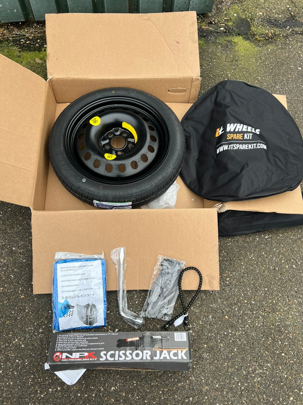 Thuiskomer reserverwiel 125/80/r17. Vw seat skoda audi, Ophalen, Nieuw