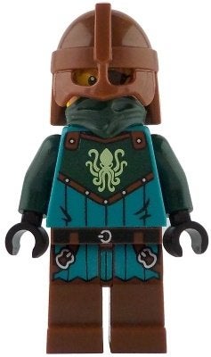 Lego Castle Kraken Warriors Minifigs 21358 Minifigure Vendin, Lego, Nieuw, Ophalen of Verzenden, Minifiguur
