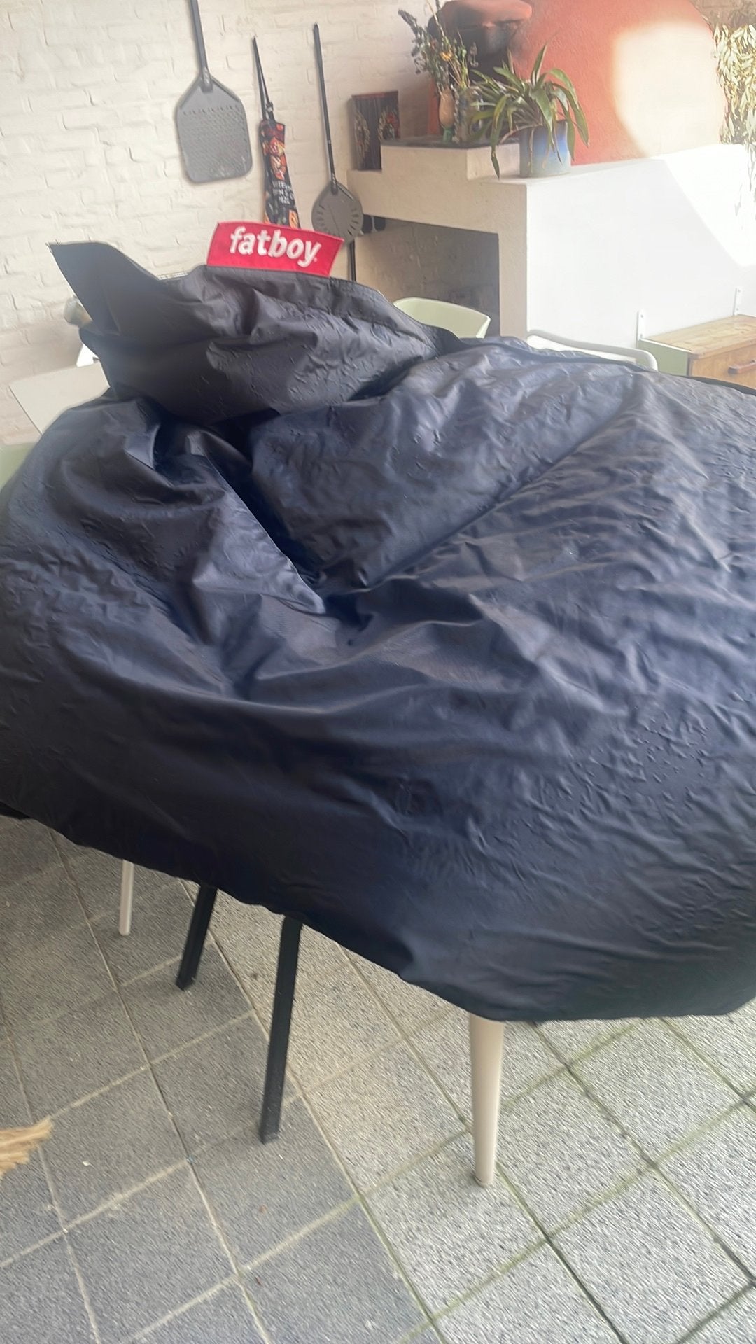 Gebruikte fatboy, Ophalen, Gebruikt, Zwart