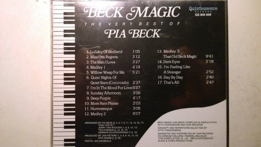 Pia Beck - Beck Magic, The Very Best Of, Ophalen of Verzenden, Zo goed als nieuw, Jazz, Album