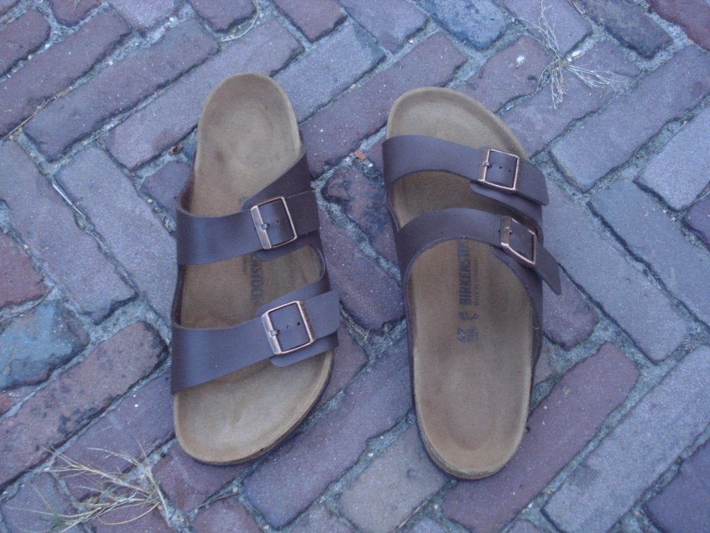 BIRKENSTOCK ARIZONA BRUIN 47 NU GRATIS VERZENDING PER POST, Slippers, Bruin, Verzenden, Nieuw