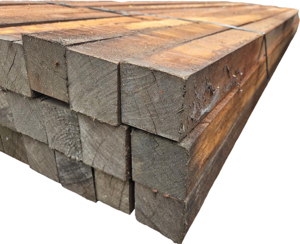 33 Hardhouten palen 7.0x7.0 / 2.70 m lang  - nr: HB85, Tuin en Terras, Palen, Balken en Planken, Ophalen, 250 cm of meer, Palen
