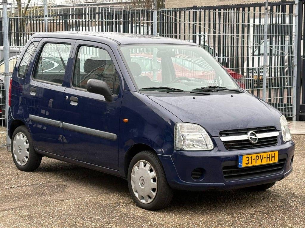 Opel Agila 1.0 103450km 2004 Blauw NAP, Auto's, Opel, Bedrijf, Agila, Benzine, C, Hatchback, Handgeschakeld, Origineel Nederlands