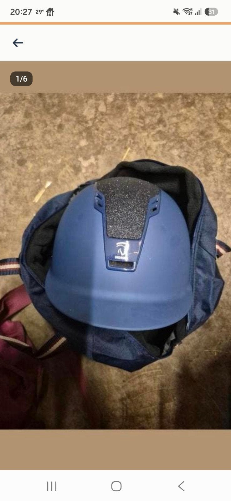 Nieuwe horka cap inclusief doos, Dieren en Toebehoren, Paardrijkleding, Ophalen of Verzenden, Nieuw