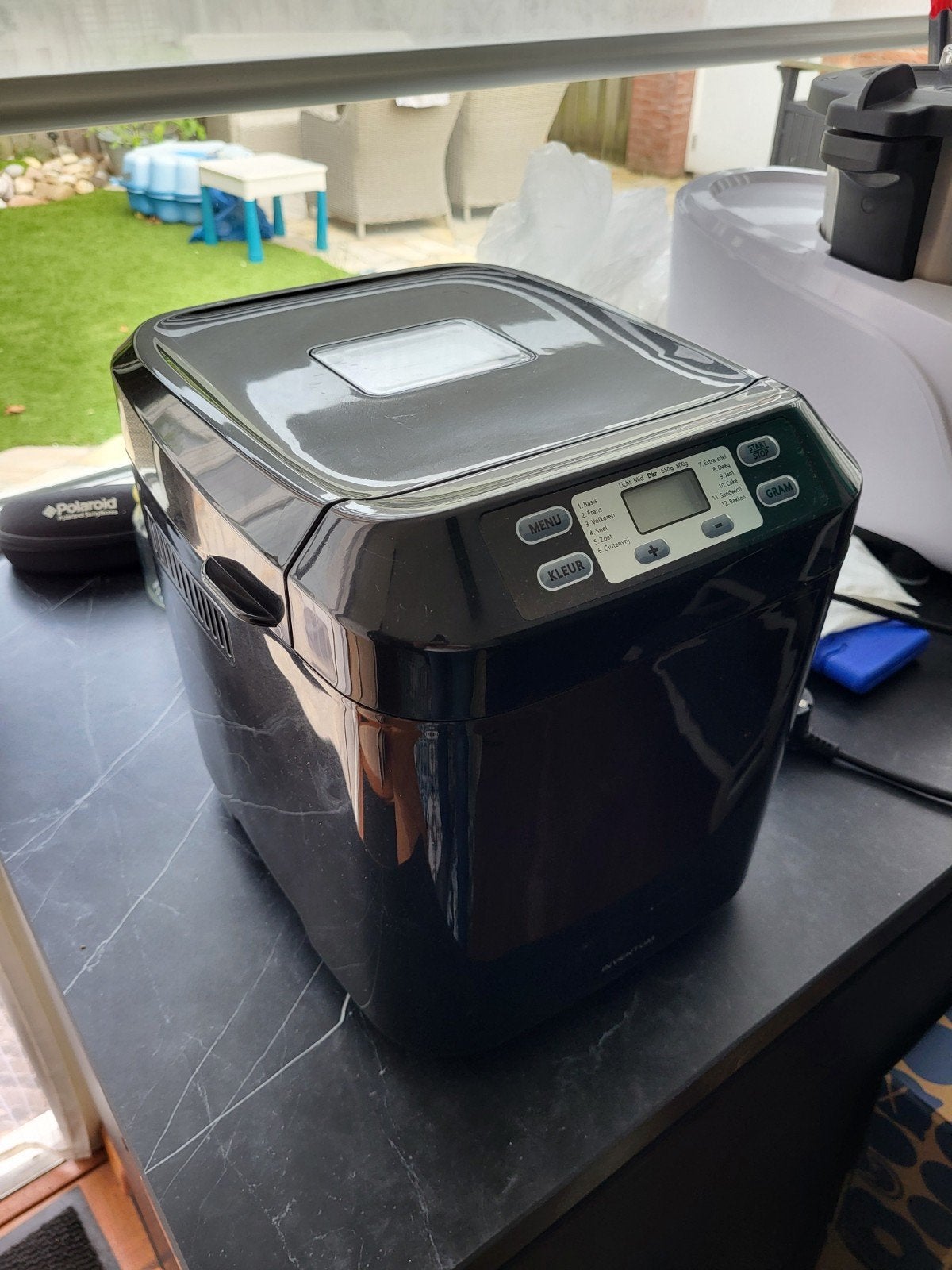 Inventum broodbakmachine 550W, Kijkvenster, Zo goed als nieuw, 400 tot 800 gram deeg, Ophalen