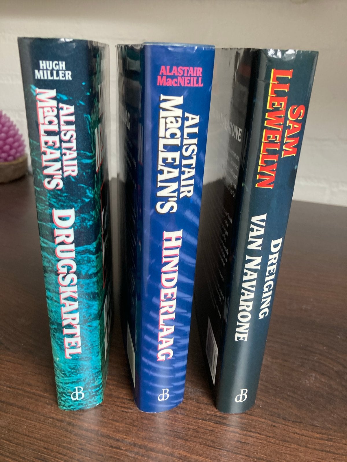 Alistair MacLean's Boeken: Drugskartel, Hinderlaag, Dreiging, Ophalen of Verzenden, Gelezen, Europa overig