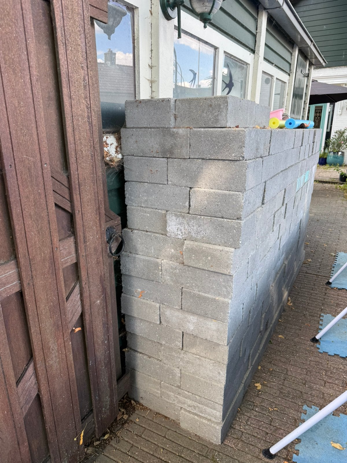 Betonblokken 340 stuks 30x20x10, Doe-het-zelf en Verbouw, Metselstenen, Ophalen, Nieuw, Beton