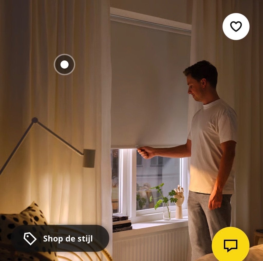 IKEA Fönsterblad 120x155cm, Huis en Inrichting, Stoffering | Gordijnen en Lamellen, Ophalen, 100 tot 150 cm, Wit, Nieuw