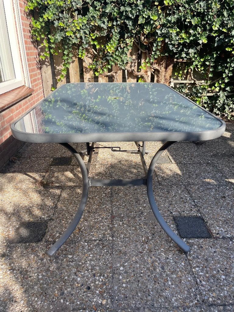 Tuintafel, Ophalen, Gebruikt, Rechthoekig, Overige materialen