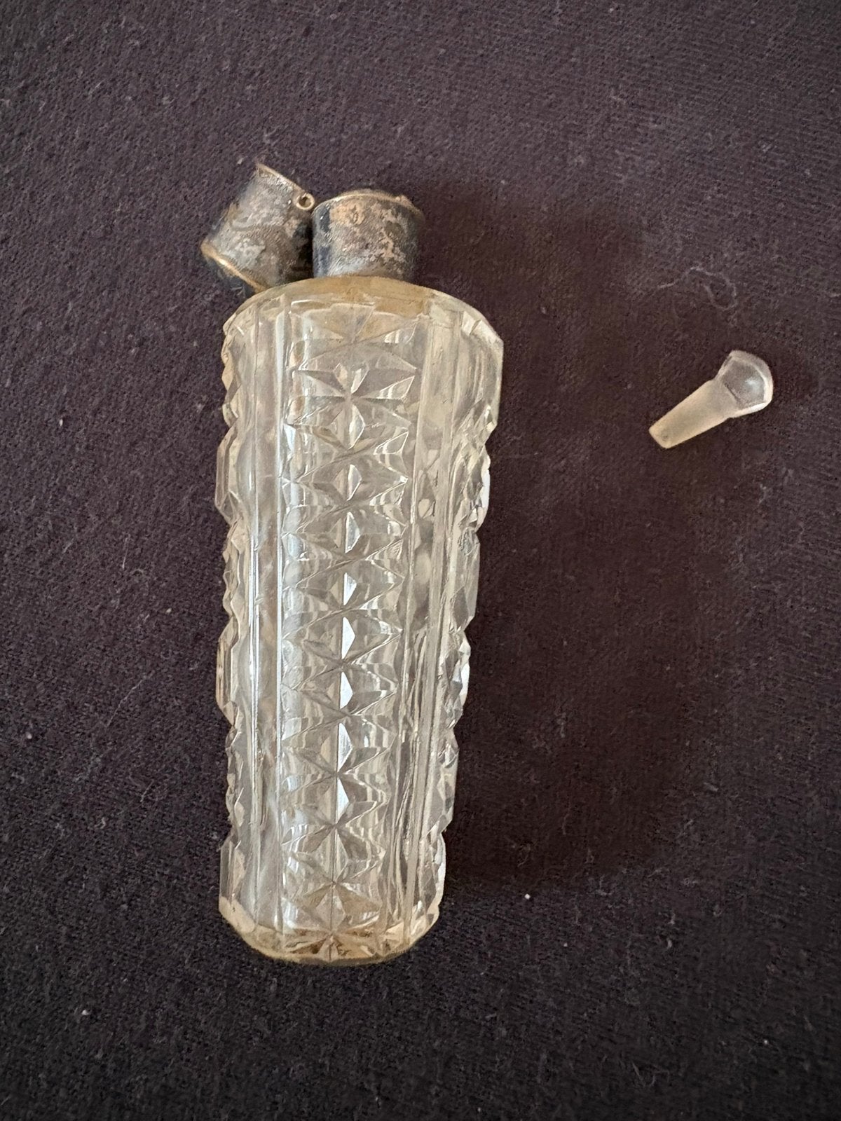Vintage Parfum flesje met stop, Ophalen of Verzenden