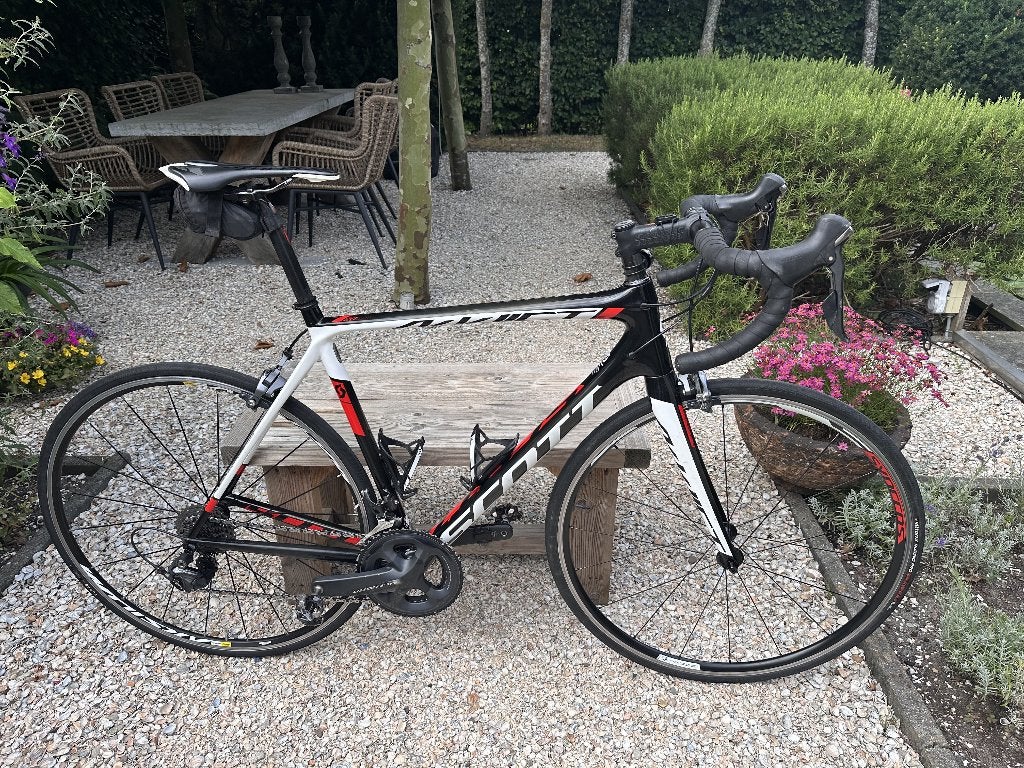 Scott Addict 20 carbon/Ultegra uit 2016 in top staat, 28 inch, Gebruikt, Velgrem, Meer dan 20 versnellingen