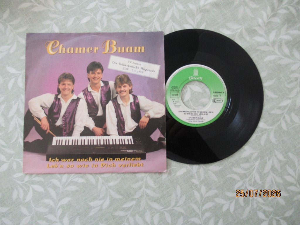 Chamer Buam  Ich war noch nie in meinem leb'n so ...., Originele persing, 7 inch, Ophalen of Verzenden, Zo goed als nieuw