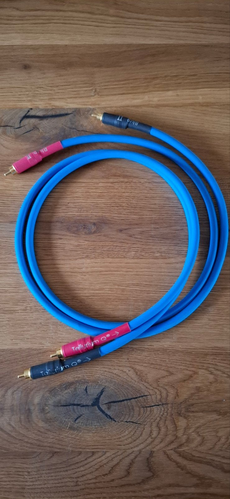 tellurium q blue ii rca interlink, Audio, Tv en Foto, Ophalen of Verzenden, Zo goed als nieuw, Minder dan 2 meter, Interlink-kabel