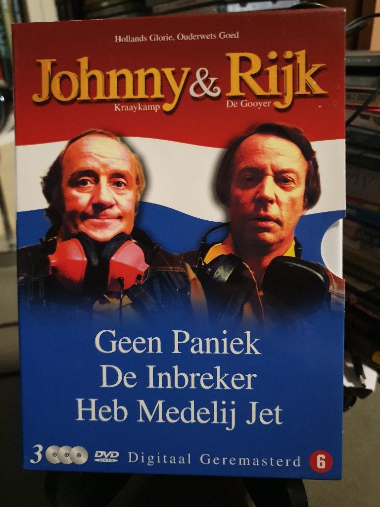 Johnny en Rijk 3DVD box, Alle leeftijden, Ophalen, Gebruikt, Stand-up of Theatershow