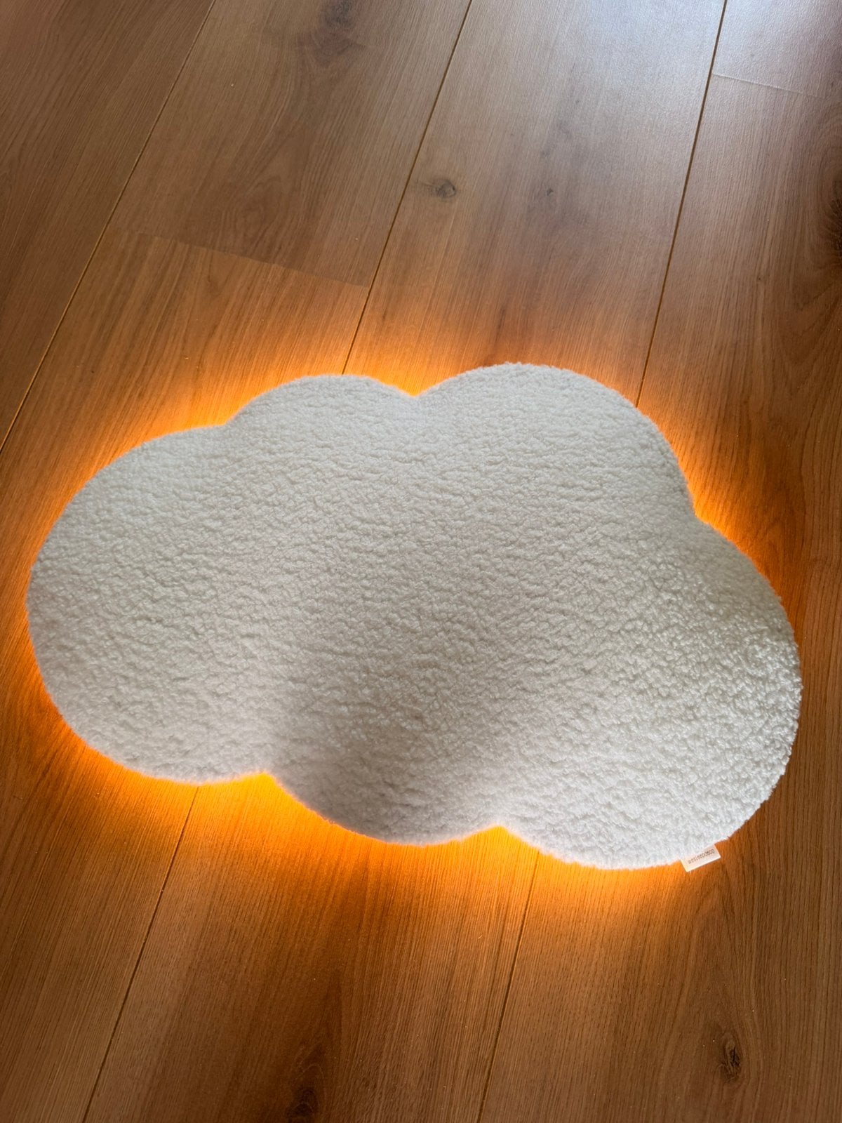 Wolkenlanp wesleepdeco, wit, groot, op batterij, Ophalen, Overige merken, Zo goed als nieuw, Lamp