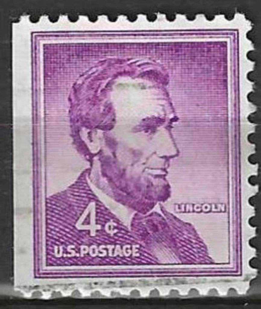 USA 1954 - Yvert 589 - Abraham Lincoln    (ST), Verzenden, Gestempeld, Noord-Amerika