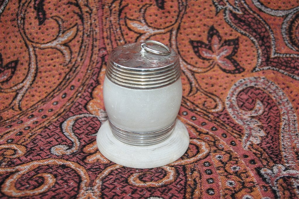 Zalfpotje / strooier ( Diverse zilveren voorwerpen, Antiek en Kunst, Ophalen of Verzenden