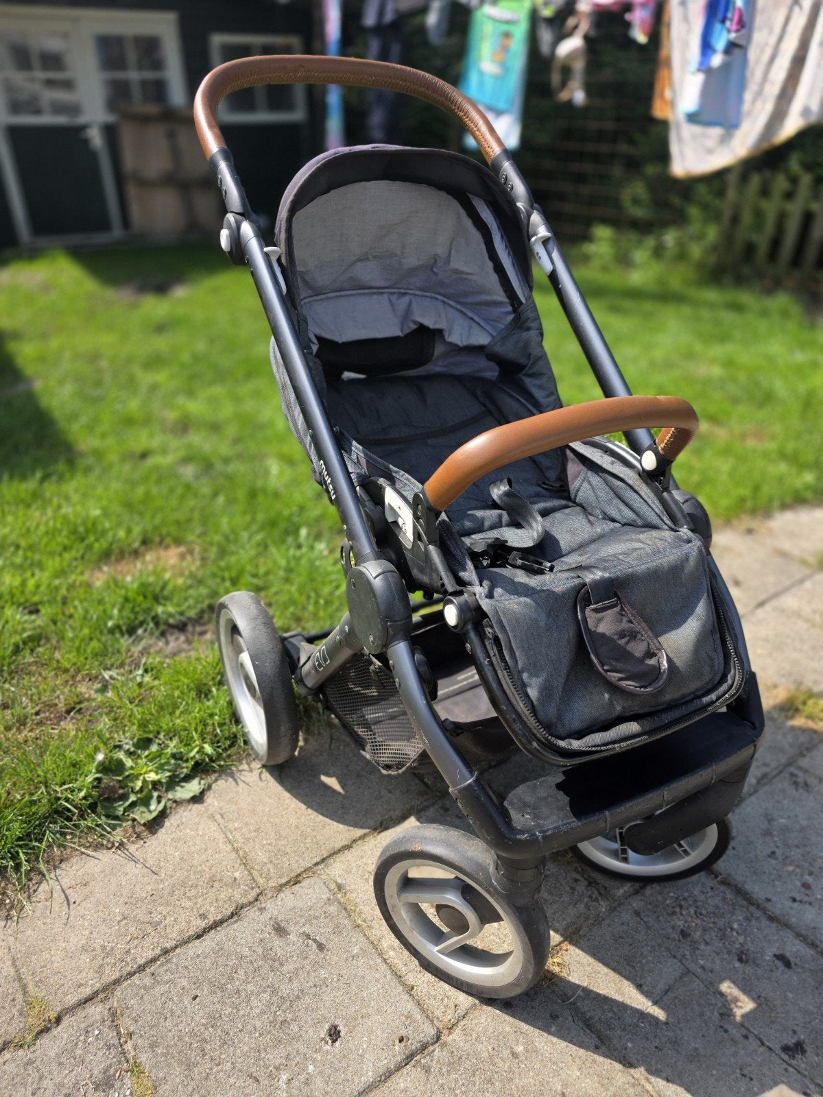 Mutsy Evo Industrial kinderwagen, Ophalen, Gebruikt, Mutsy, Met reiswieg