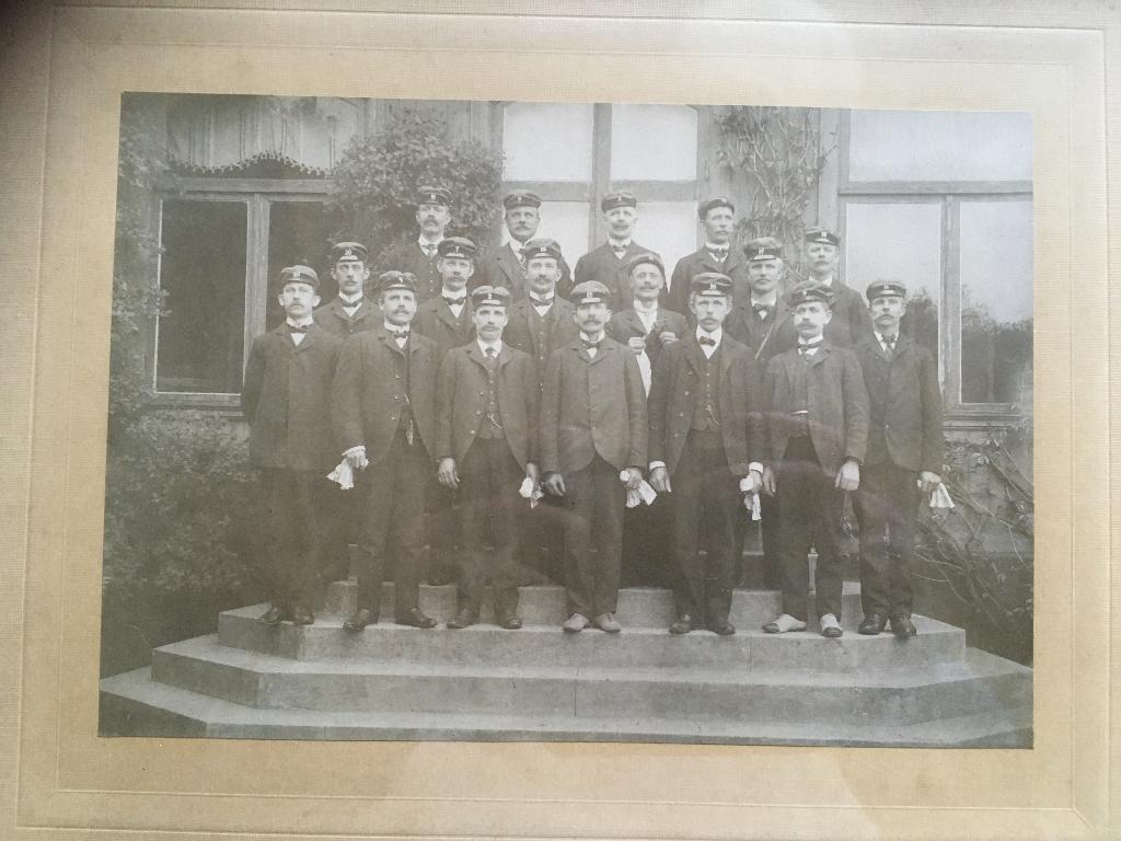 antieke prent uniform met lijst, Gebruikt, Foto, Ophalen of Verzenden, Voor 1940