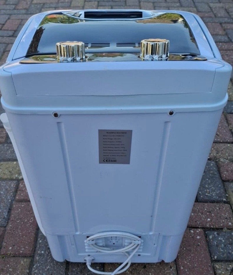 Camping Wasmachine, Ophalen, Minder dan 1200 toeren, Minder dan 4 kg, Bovenlader