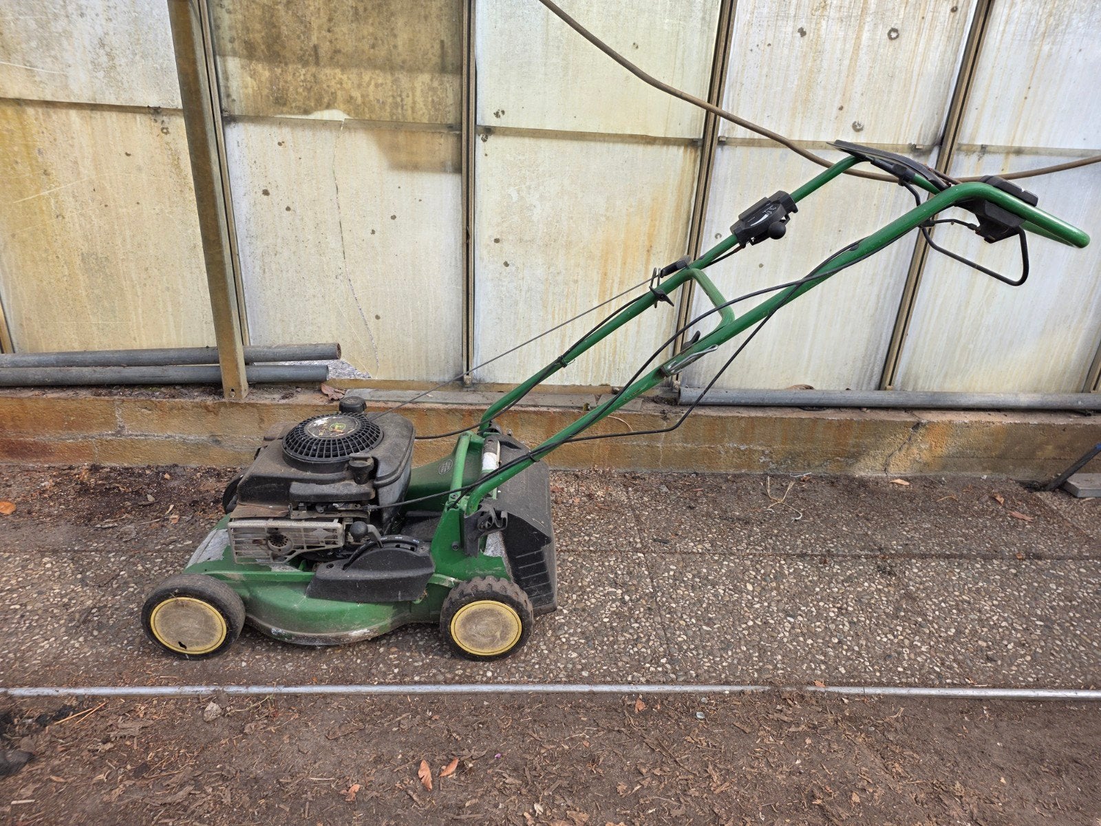 John Deere Benzine Grasmaaier, Cirkelmaaier, Gebruikt, Benzine-grasmaaier, 40 t/m 49 cm