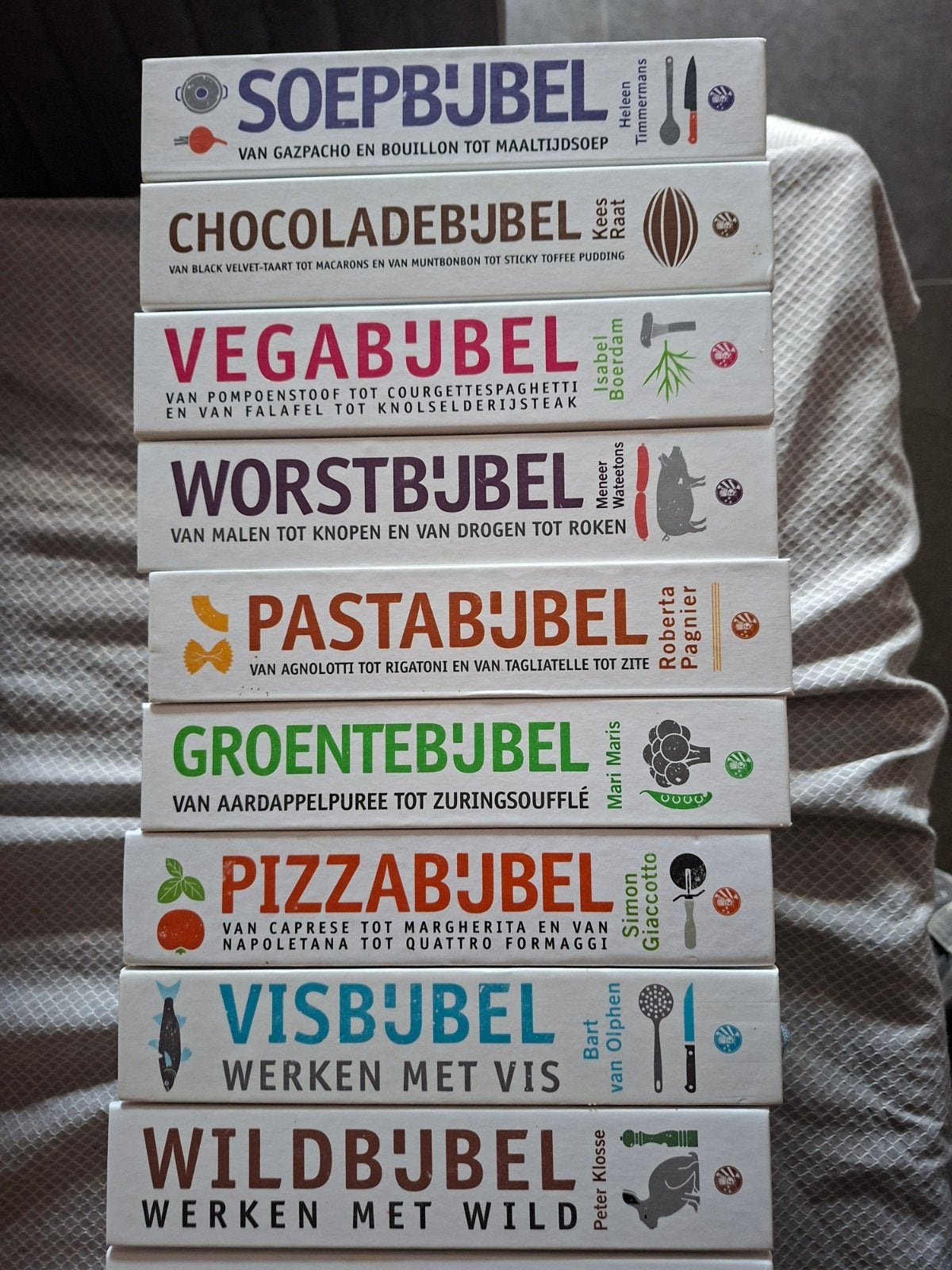Diverse kookbijbels: per stuk of als complete set, Ophalen of Verzenden