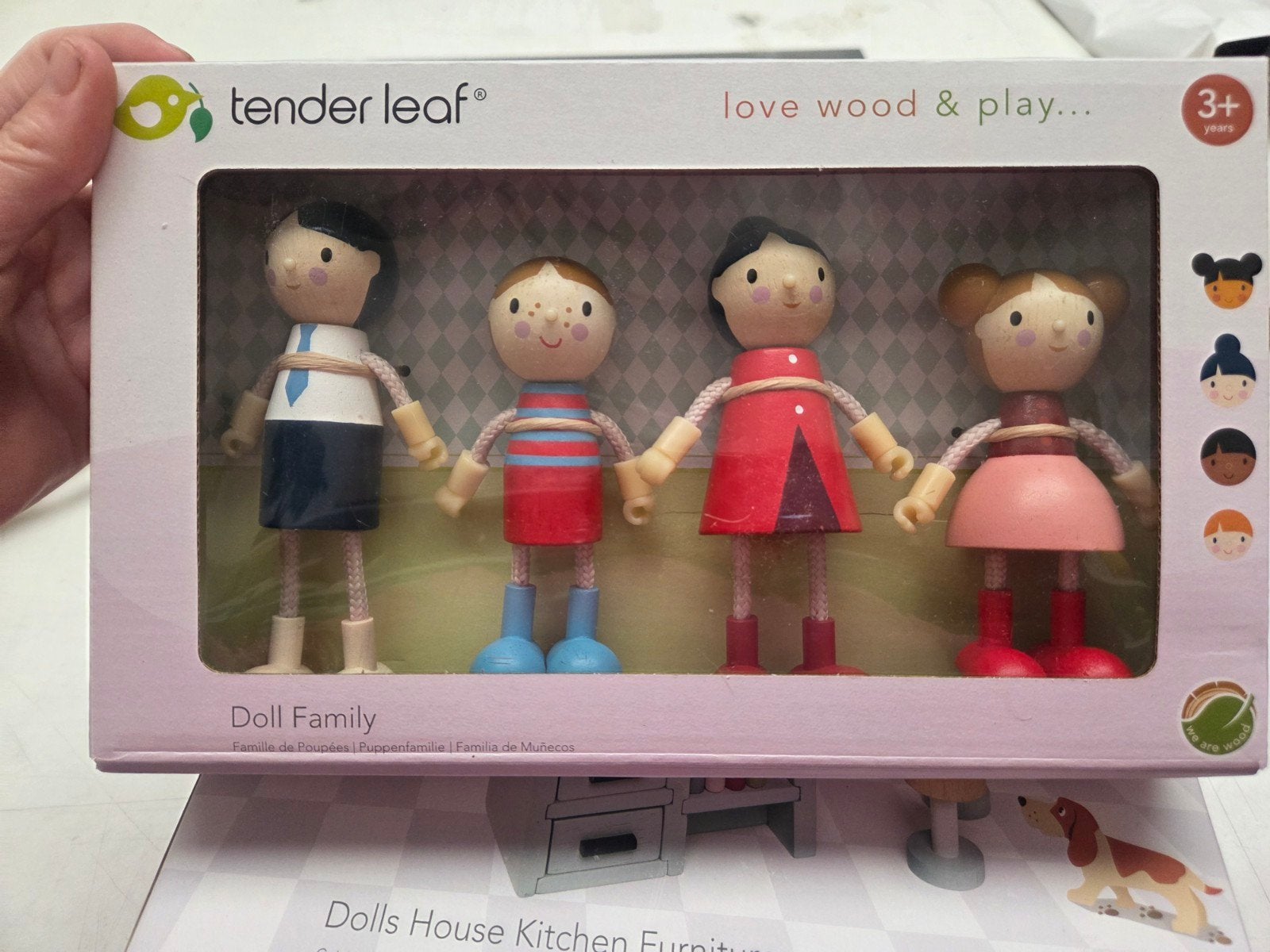 Tender Leaf Toys Houten Poppenfamilie - Nieuw in doos, Ophalen of Verzenden