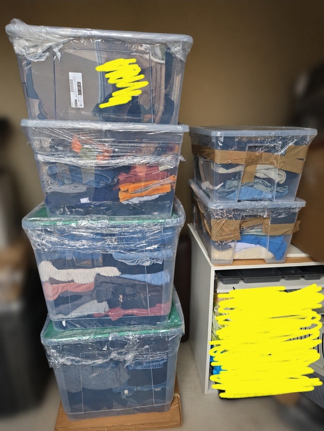 Grote partij kleding + schoenen | 6 dozen WEG=WEG!!, Kleding | Dames, Dames-kledingpakketten, Ophalen, Gedragen, Maat 38/40 (M)