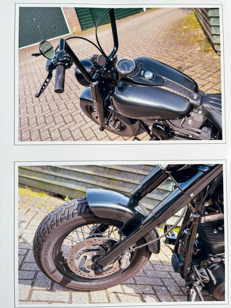 Harley Davidson Softail Slim 103 - Unieke Bobber Stijl, Motoren, 2 cilinders, Gebruikt, Particulier, Meer dan 35 kW