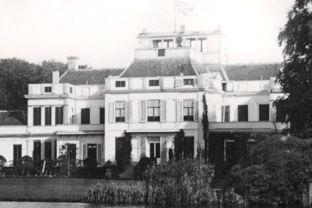 968130 Soestdijk Paleis Achterzijde 1949 Gelopen, Ophalen of Verzenden, 1940 tot 1960, Gelopen, Utrecht