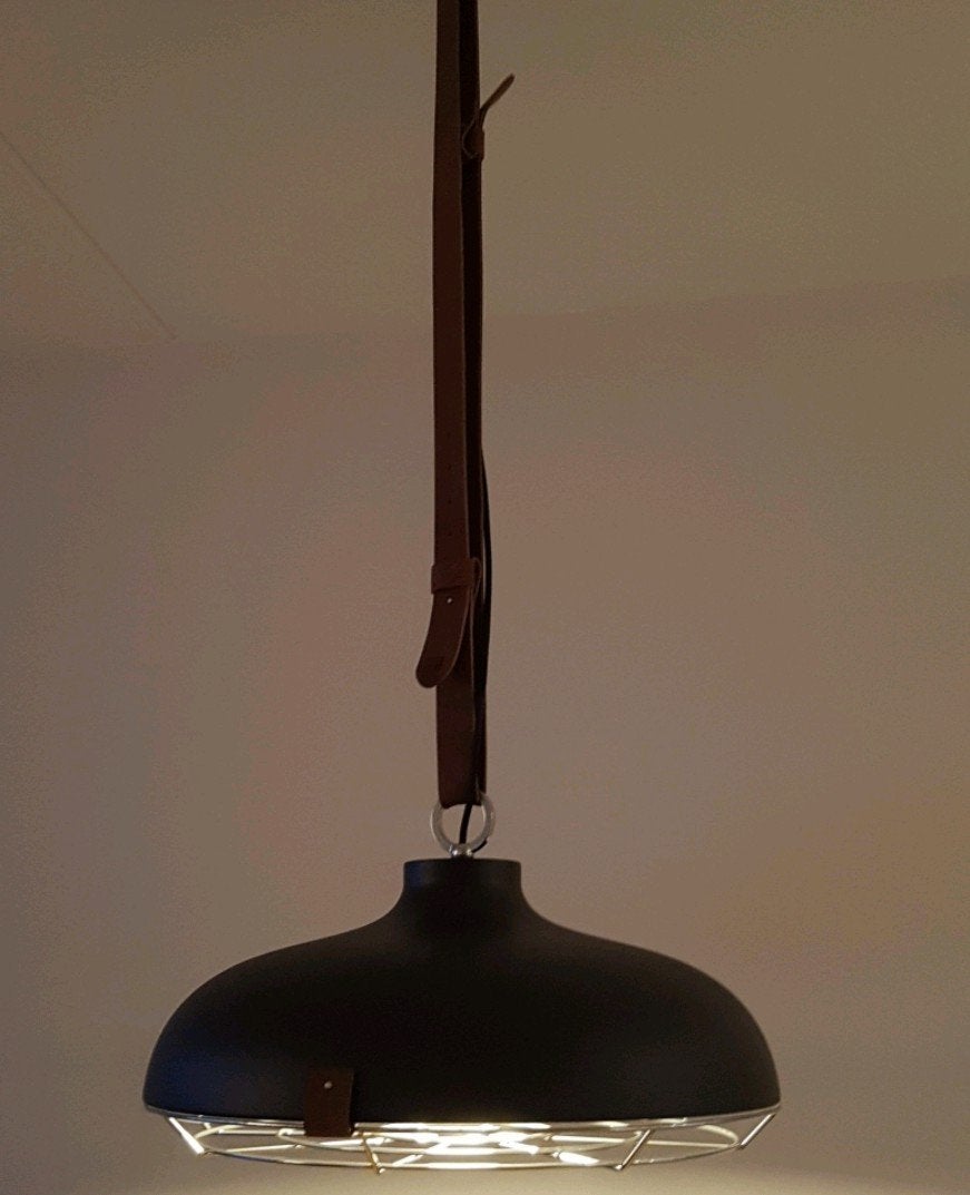 VM-design, Cinto 51, design hanglamp,stalenkap, zwart/antrac, Ophalen of Verzenden
